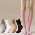 Women's Elastic Non-slip Terry Pilates Socks Grip Yoga Slouch Socks towel soles sport socks