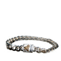 Original Gothic Design Jewelry High Quality 925 Sterling Silver Men's Cuban Chain Bracelet Nordic Viking Daemon Totem Bangle