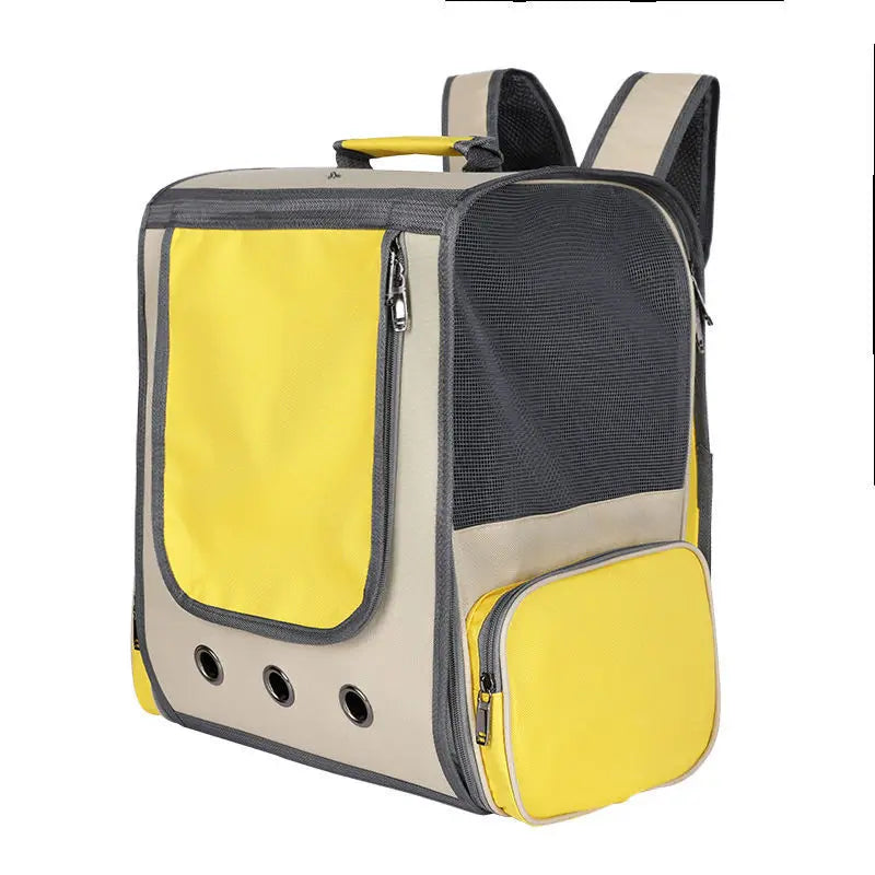 Factory Wholesale OEM&ODM Outdoor Multi Functions Large Capacity Oxford Space Capsule Breathable Cat Travel Bag Pet Backpack