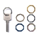 Titanium Alloy Carabiner EDC Hanging Buckle Key Ring Quickdraw Keyring Buckle Keychain Tool