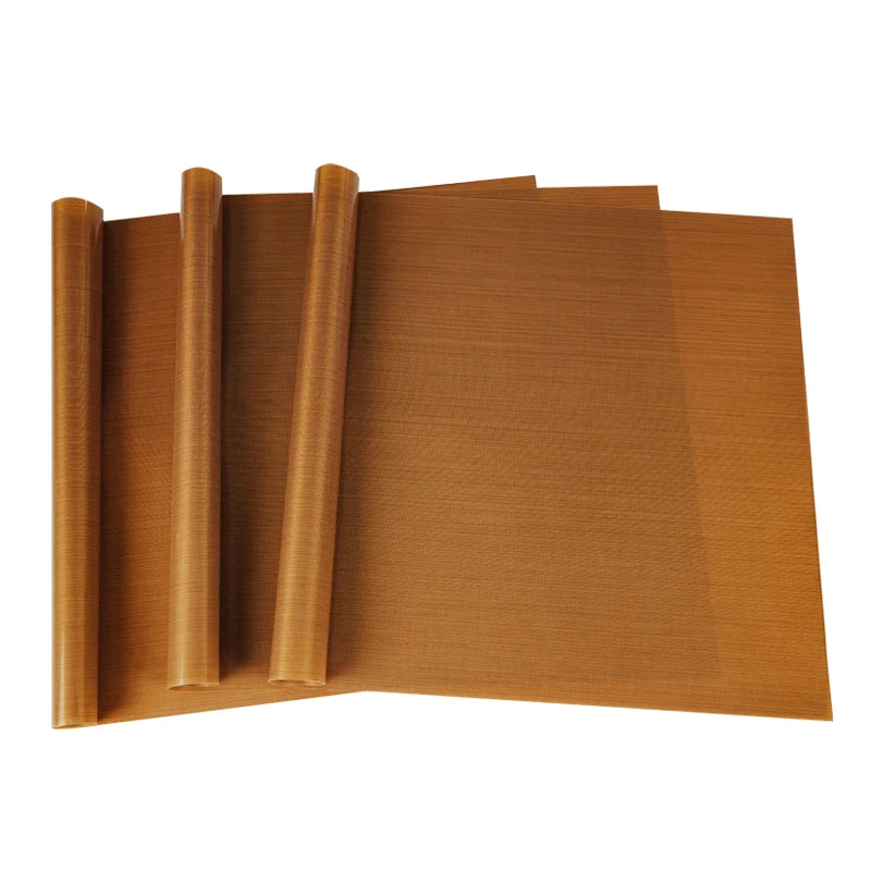 Good Price Heat Resistant Smooth Surface Kitchen Pastry Baking Mat PTFE Brown Sheet for Heat Press PTF