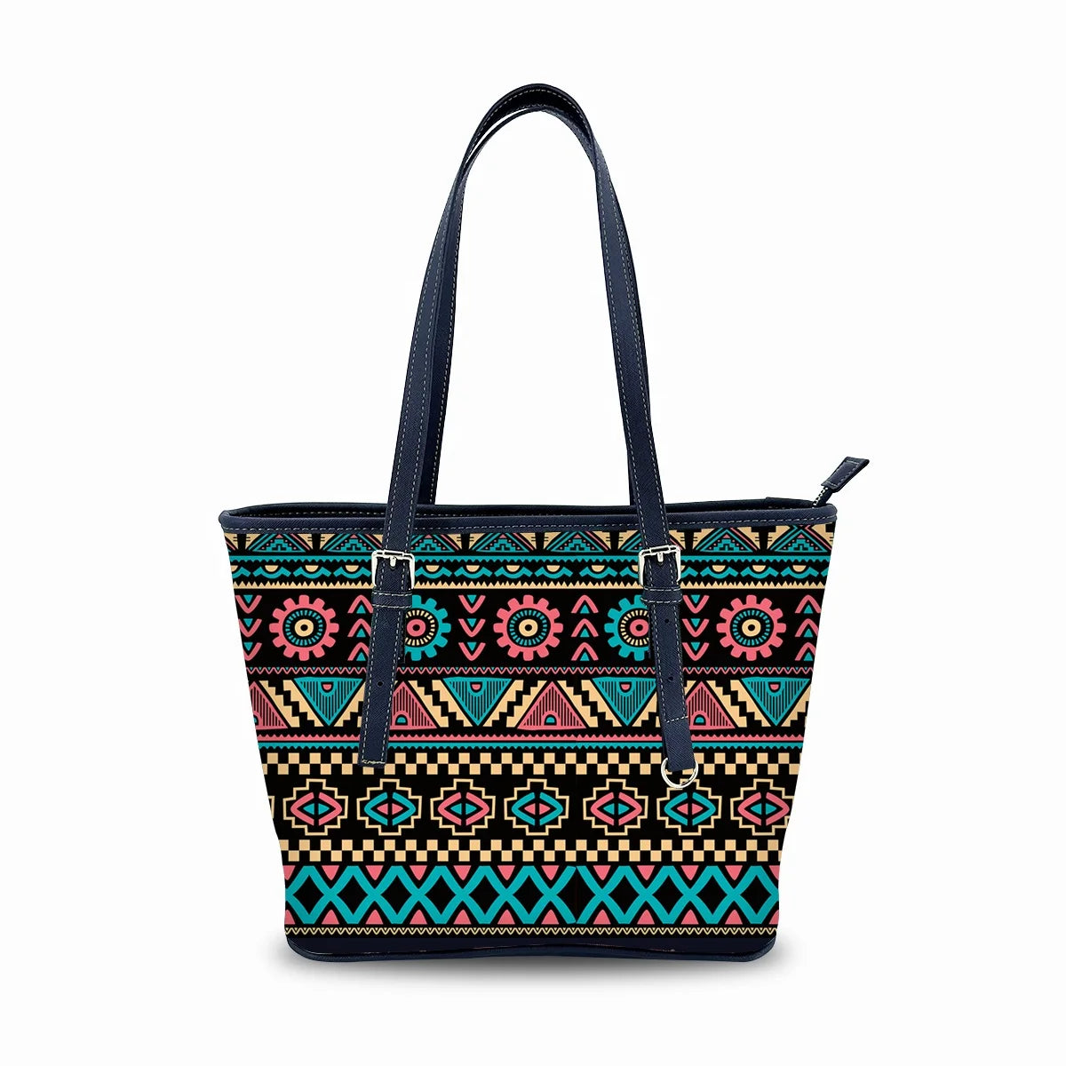 New Style Fashion Ladies Handbags Laminated Glossy Reusable Tote Bag With Custom Printed Logo With Pocket