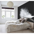 Modern Minimalist Black And White Feather Background Wallpaper Nordic Abstract Art Wall Covering Sofa Tv Bedside Wallpaper Mural