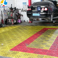 Modern Design Moveable Interlocking Garage Floor Tiles New PVC Flooring Decking for Carwash Made of PP Material