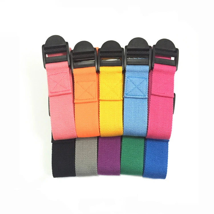 Delicate Adjustable Buckle Yoga Training Belt for Prime Quality Cotton with Custom Logo Durable for Sports & Entertainment