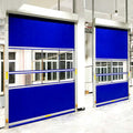 Modern Design PVC Tarpaulin Coated High Speed Roller Shutter Windproof Plastic Door Custom Color for Warehouses Finished Surface