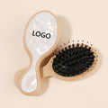 MiDairy CUSTOM LOGO 3000+ COLORS  Cellulose Acetate Texture Hair Comb Bristles Hairdressing Brush air Cushion Comb 221517