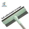 Wholesale 3 Sizes Telescopic Mesh Window Wiper Blade Squeegee with Rubber Stainless Steel Handle From China Manufacturer