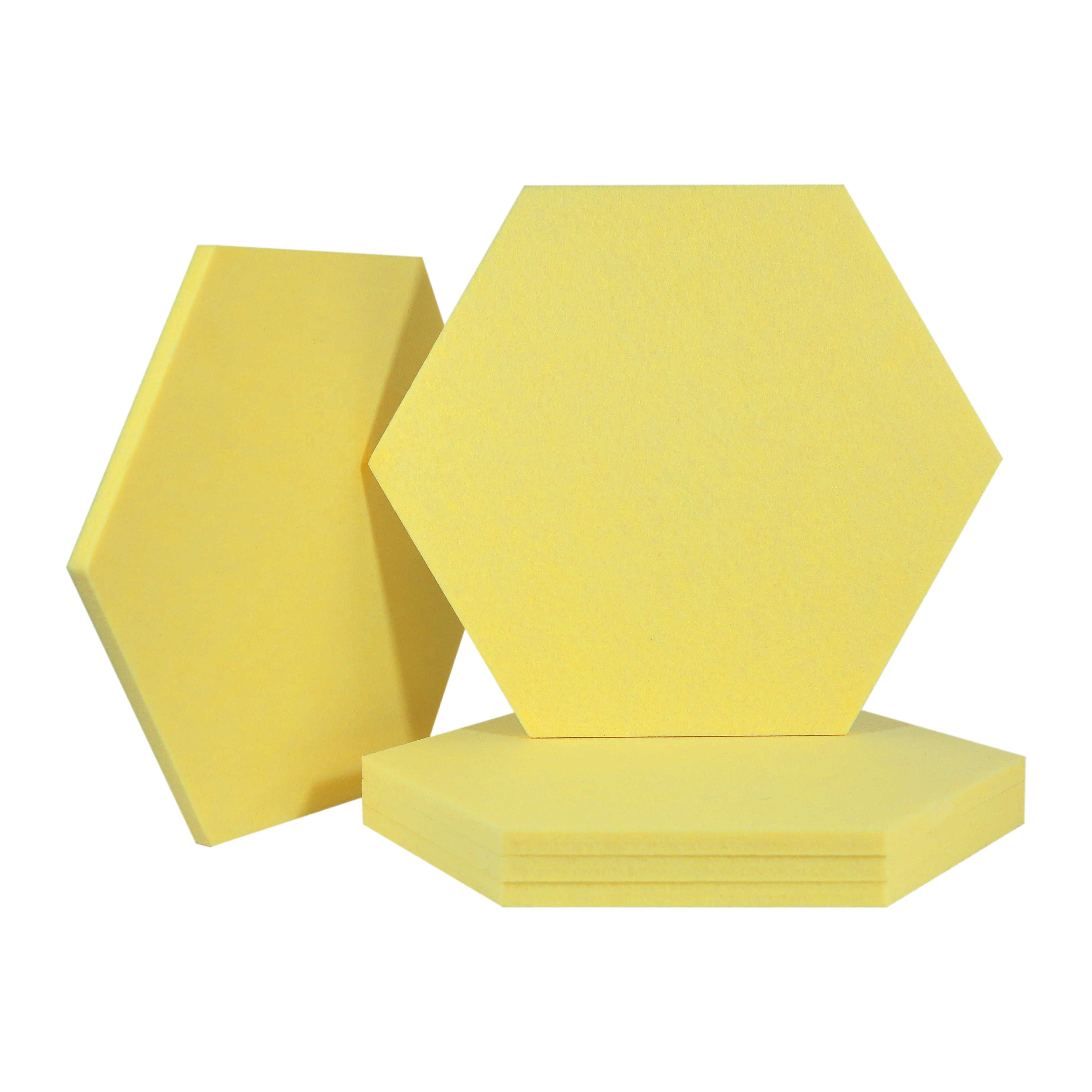 Hexagon Modern Design Acoustic Panel 100% Polyester Fiber Wall Panels for Hotel Sound Insulation Pet Felt Acoustic Panel