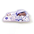 Custom Laser Acrylic Display Standee Plastic Material with Two Cute Characters Direct From Factory