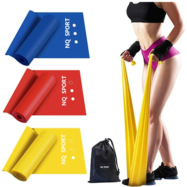 NQ SPORTS Fitness Gum Custom Logo Elastic Rubber Bands for Fitness Workout Equipment Training Exercise Gym Strength Latex Resistance Bands