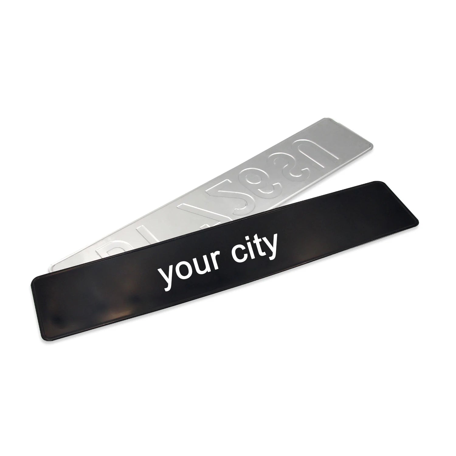 Hot Selling High Quality Custom Car License Plates Nameplate Metal Aluminum Hot Stamping & Silk Screen Printed Souvenir