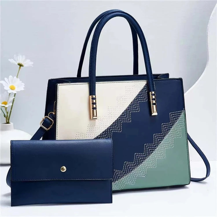 2026 PU Fashion Women's Waterproof Casual Tote Bag with Zipper Closure Letter Design Custom Logo Option for Daily Use