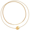 2024 New Personalized Brass Stacking Irregular OT Clasp Long Necklace Universal Jewelry Factory Wholesale Hot Sale