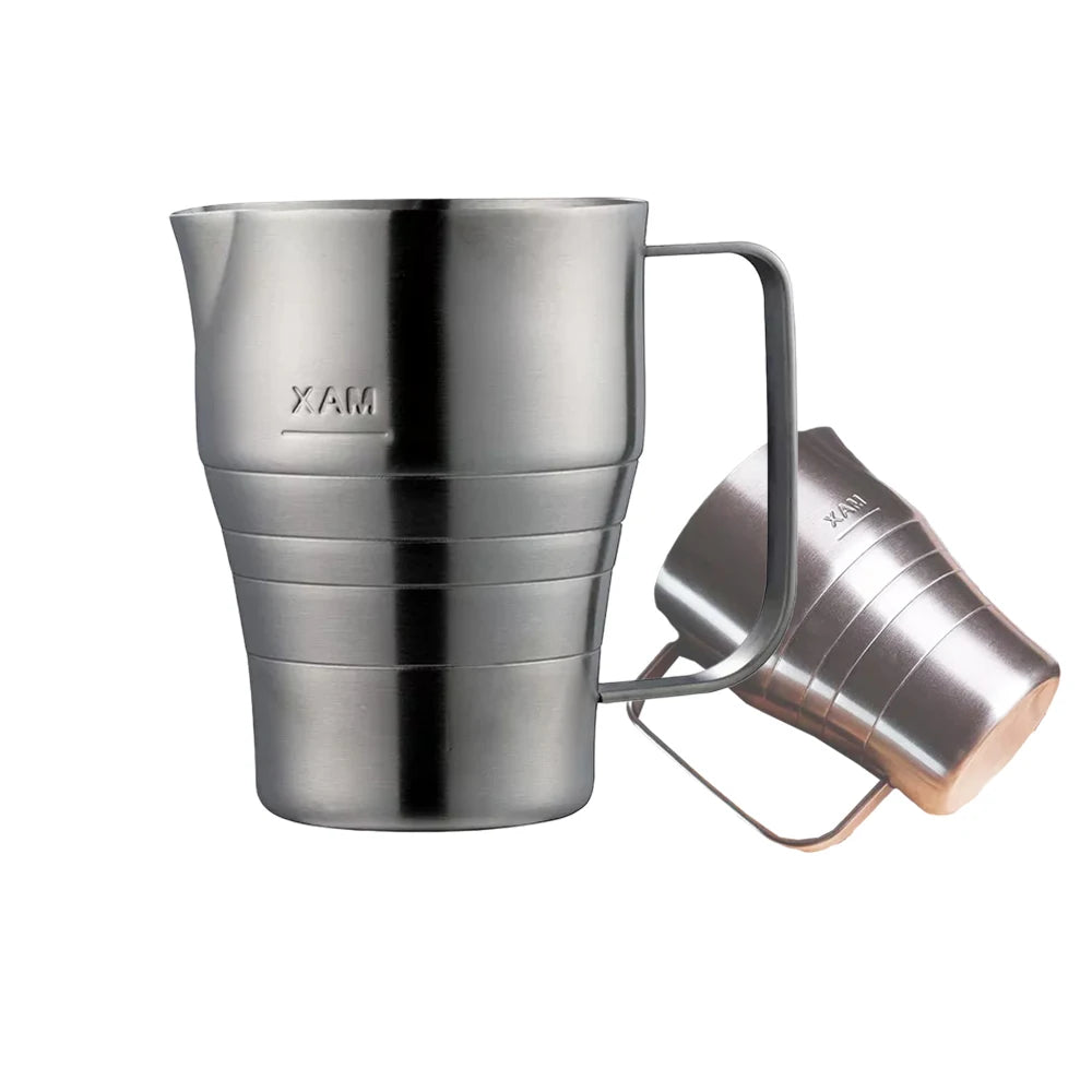 1PCS E-Commerce Stainless Steel Steaming Pitchers Professional Milk Pitcher Barista Milk Jug Custom Design