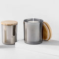 200ml 300ml 10 oz Smoke Grey Translucent Candle Jars for 8 Ounce