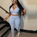 Custom Ribbed Washed Cotton Woman Jog Suit Set Jogging Suits Wholesale Women Popular 2pc Jogging Pants Set Women Sweatsuit
