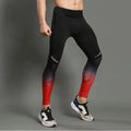 Men's Fitness Running Sportswear High Elasticity Seamless Sports Leggings Contrast Color Sweat-Absorbent Breathable Sweatpants