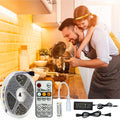 5025 300Leds 5M IP65 Waterproof CCT 24/12V DC with Mini RF Remote LED Strip Light Kit for Warehouse