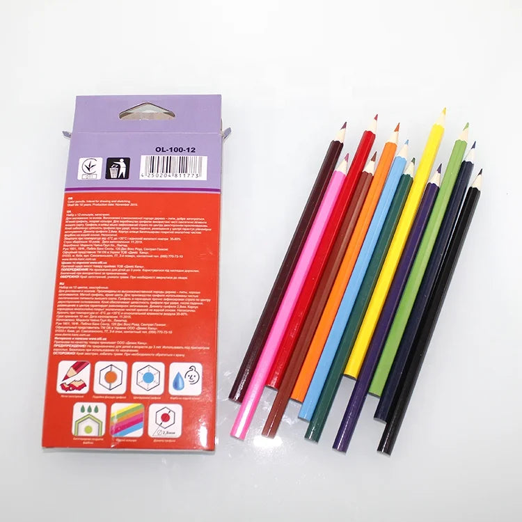 12 Colour Colouring Pencils (Pack of 12)