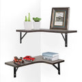 Modern Wood Wall Shelves for Bedroom Living Room & Small Kitchen Storage-Adjustable Height Home Furniture