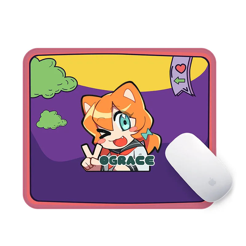 Vograce Factory Wholesale Custom Logo Printed Rubber Mouse Mat Gaming Mouse Pad