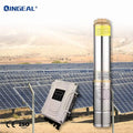 1300w Powerful for Irrigation  Deepwell Water Pump Solar Acdc Bore Pumps Head 90m Brushless Acdc Solar Surface Pump