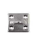 Square Eye Plates Grade 316 Stainless Steel Anchor Pad Eye Hook