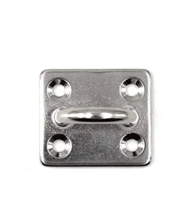 Square Eye Plates Grade 316 Stainless Steel Anchor Pad Eye Hook