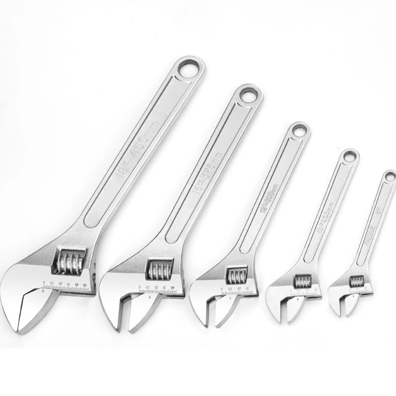 12 Inch Heavy Duty Universal Adjustable Wrench Spanner Set Wrench Large Multitool 8 Inch Monkey Wrench