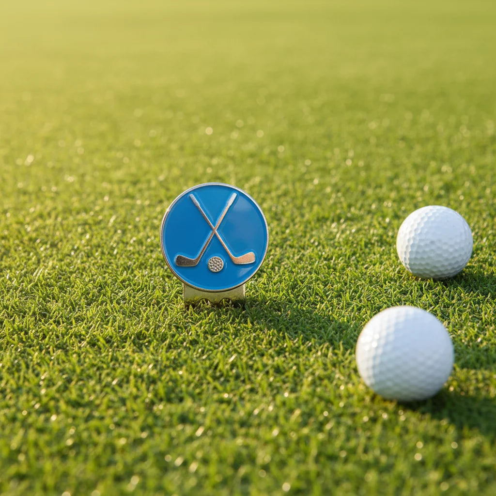 Waterproof Golf Club Ball Marker with Magnetic Hat Clip and Divot Repair Tools-Eco-Friendly Durable Golf Accessories