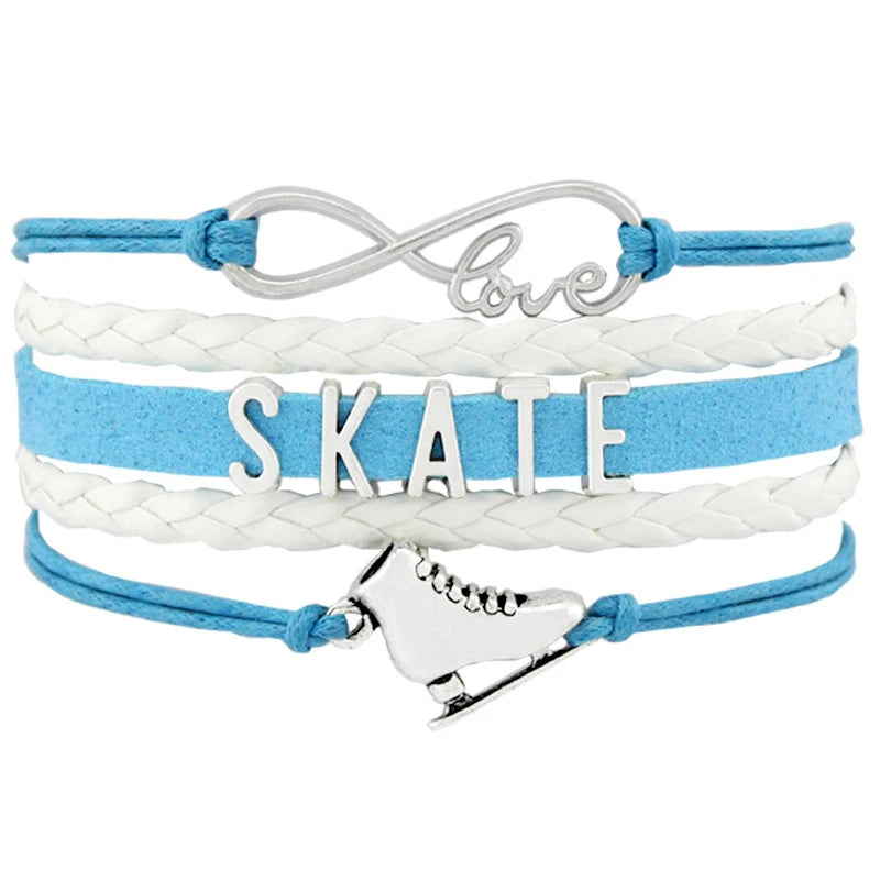 Manufacturer Live Your Dream Jump Toe Loop Jump Flip Lutz Salchow Axel Figure Skating Skate Bracelets for Women