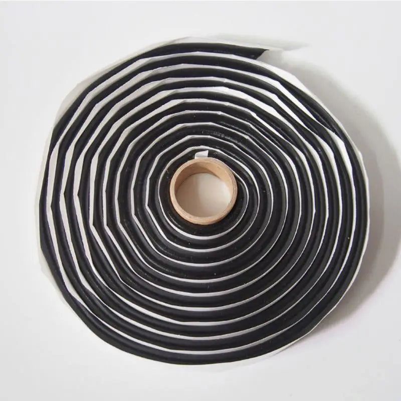 Black Butyl Rubber Self Adhesive Waterproof Double Sided Foam Tape