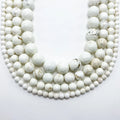 Wholesale Fashion Jewelry Dyed White Howlite Turquoise Faceted Jewelry Beads for DIY Jewelry