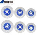 Double Sided Vacuum Brazed Diamond Cutting Grinding Disc 5/8"-11 / M14 Flange Cutting Saw Blade Polishing Marble Granite Stone