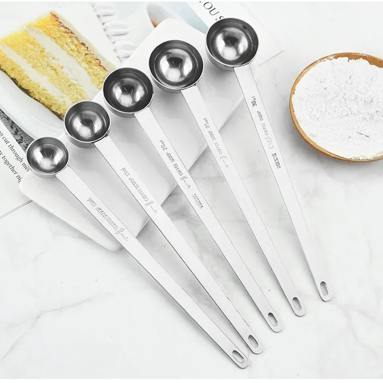 Wholesale 304 Stainless Steel Measuring Spoon Coffee Spoon Home Sugar Powder Spoon
