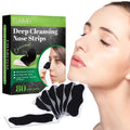 Factory Bulk Price Customize Private Label Oversize Deep Cleansing Charcoal Nose Strips Blackhead Removal Nose Pore Strips