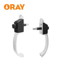 Modern Steel Window Handle 360 Degree Black Aluminum Alloy Door Window Handles Customizable Aluminum Door Lock Holder