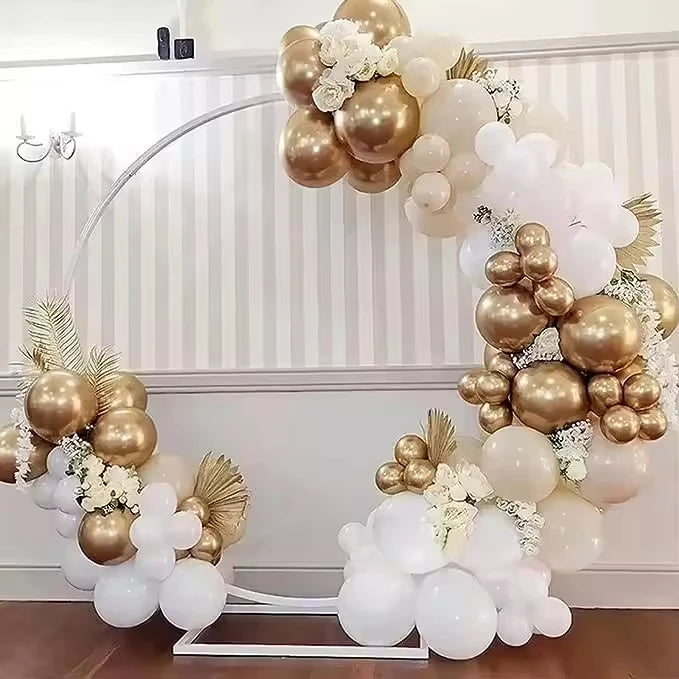 Nicro 115pcs Wholesale Handmade Gold Bridal Be Latex/Foil Party Balloon Set Bridal Shower Supplies Photo Prop Romantic Wedding