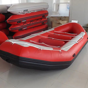 Synsor PVC Material Inflatable Sport Yacht Plywood Floor Customized Color Custom Logo Printed Fishing Drifting Rafting River
