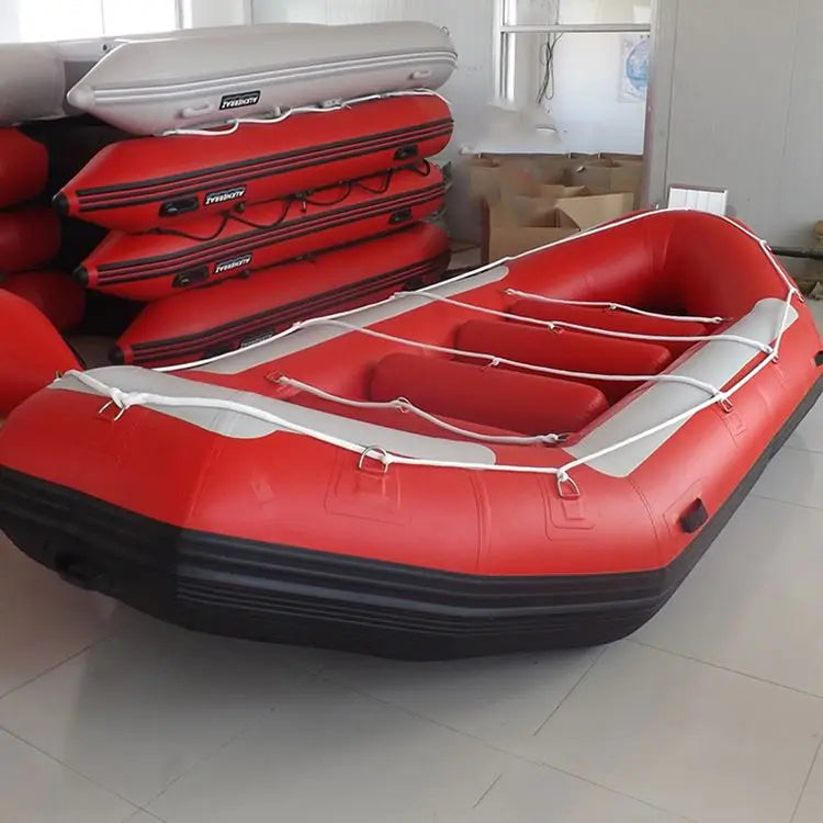 Synsor PVC Material Inflatable Sport Yacht Plywood Floor Customized Color Custom Logo Printed Fishing Drifting Rafting River