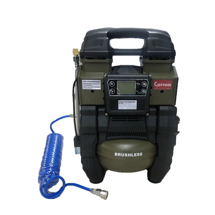 Portable 5L GDY-2090 Oil-Free AC DC Low Noise Air Compressor Brushless Cordless OEM Pneumatic Tools Accessories Parts