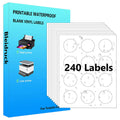 Custom Blank Die Cut Inkjet Printable Waterproof Adhesive Label on Sheets Vinyl Sticker for Water Bottle