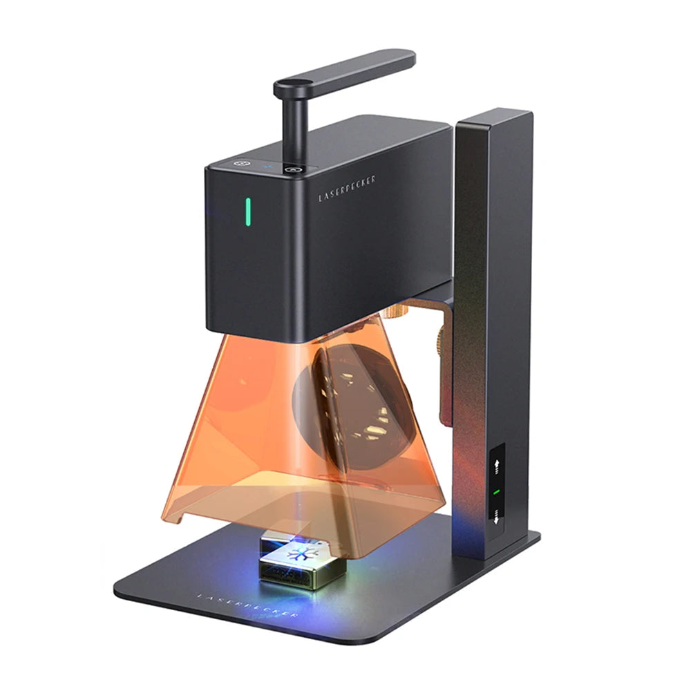 Laser Pecker 2 Engrave Machine 5W for Wood Plastic Cartoon Glass Engrave Mini Engraver
