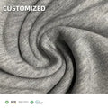Sustainable Modal Polyester Spandex Fleece Knit Fabric for Hoodies