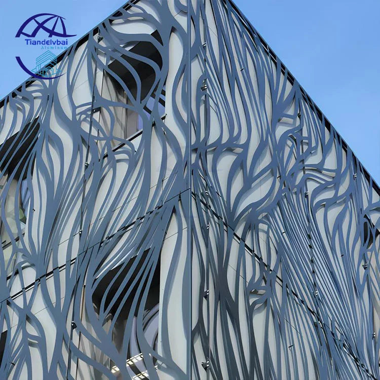 Aluminium Decorative Panels 3D Aluminum Facade Panel Cladding Exterior Outside Facade Curtain Wall