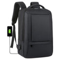 Custom Logo Durable Business Travel Waterproof Oxford School Bag  15.6 Inch Student Laptop Backpack With USB Charging Port