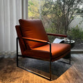Nordic Lazy Sofa Single Sofa Chair Italian Light Luxury Sofa Chair Simple Small Apartment Living Room Iron Leisure Chair