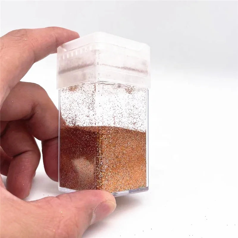Plastic Glitter Shaker Bottle/100ml Plastic Bottle Spice Herbs Powders Seasoning Shaker Jar