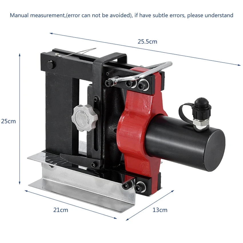 GLAM Portable 16T CB-150D Electric Hydraulic Manual Bender 10MM Thickness Aluminum/Copper/Stainless Steel Busbar Bending Tool